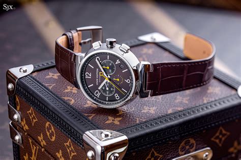 louis vuitton montre tambour|louis vuitton tambour chronograph watch.